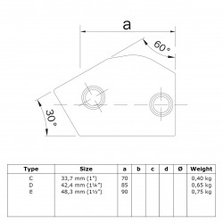 Angle ajustable